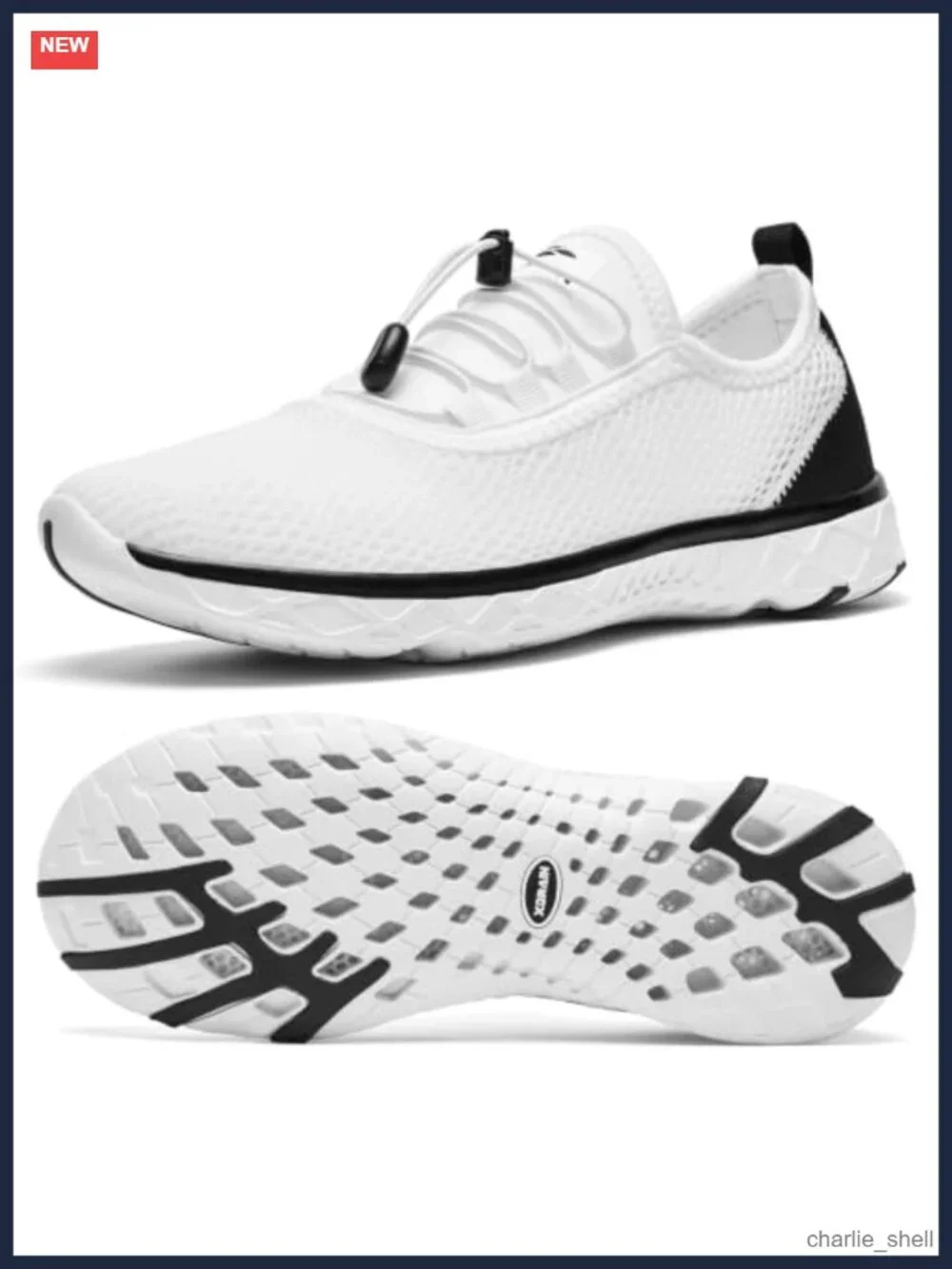 Men's Quick-Dry Xdrain Water Shoes Lightweight Aqua Sneakers